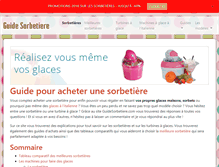Tablet Screenshot of guidesorbetiere.com